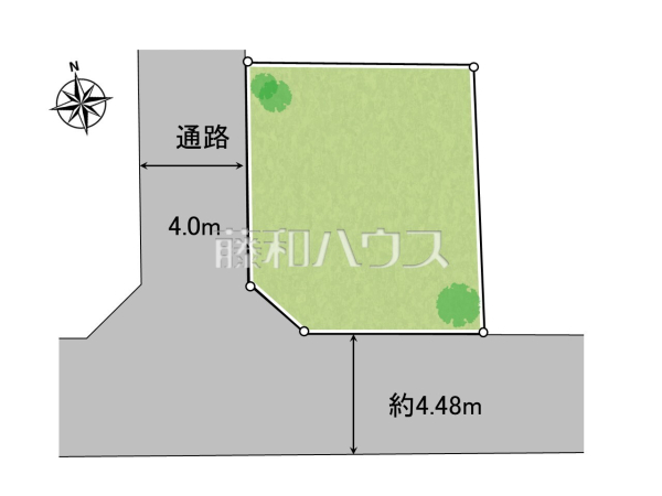 全体区画図　【武蔵野市境１丁目】