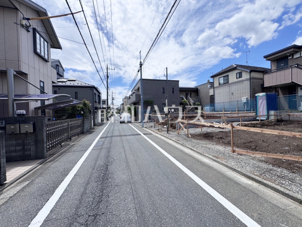接道状況および現場風景　【練馬区富士見台１丁目】