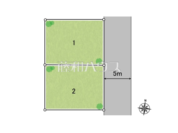 全体区画図　【練馬区富士見台１丁目】