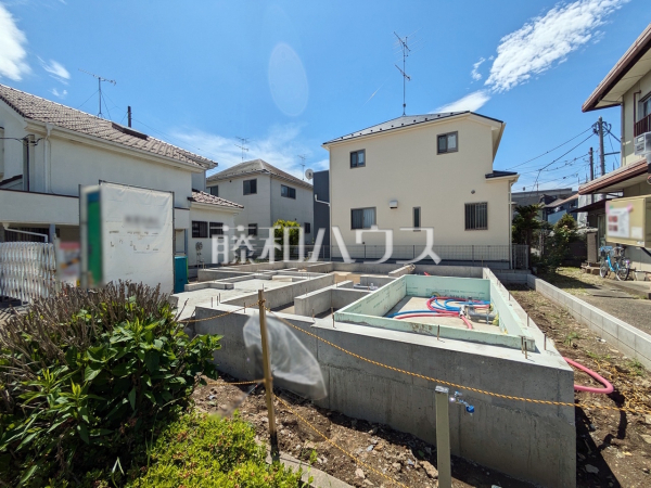 外観　【日野市万願寺４丁目】
建物のプレゼンをさせていただきますので、実際の完成イメージを思い描いていただくことができます。お気軽にお問合せ下さい。