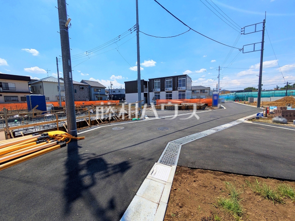 接道状況および現場風景　【東村山市秋津町３丁目】