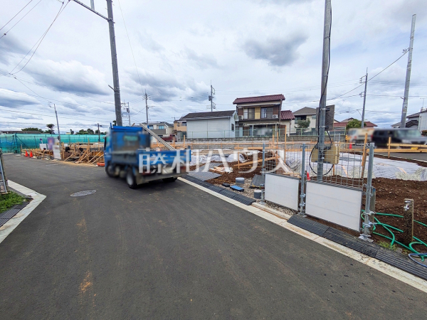 接道状況および現場風景　【東村山市秋津町３丁目】