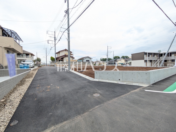 接道状況および現場風景　【東村山市秋津町３丁目】