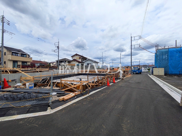 接道状況および現場風景　【東村山市秋津町３丁目】