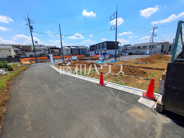 接道状況および現場風景　【東村山市秋津町３丁目】