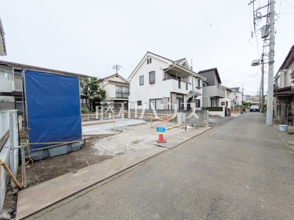 接道状況および現場風景　【日野市日野台２丁目】