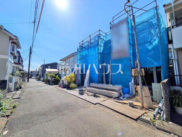 接道状況および現場風景　【日野市日野台２丁目】