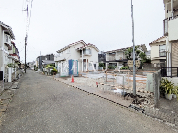 接道状況および現場風景　【日野市日野台２丁目】