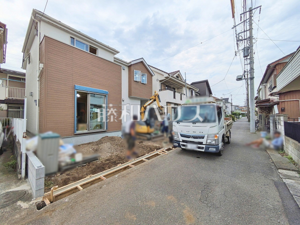 接道状況および現場風景　【日野市日野台２丁目】