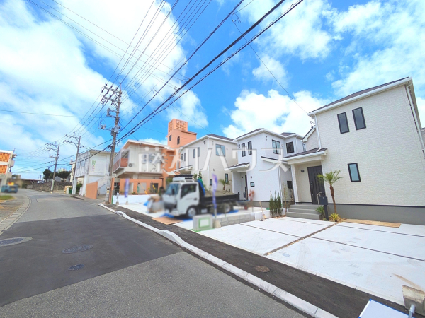 接道状況および現場風景 【読谷村字大木】 接道状況および現場風景 【読谷村字大木】