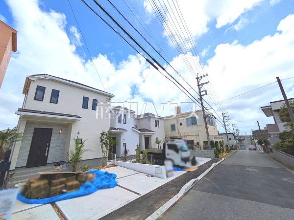 接道状況および現場風景 【読谷村字大木】 接道状況および現場風景 【読谷村字大木】