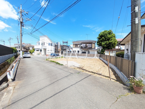 接道状況および現場風景　【八王子市長沼町】