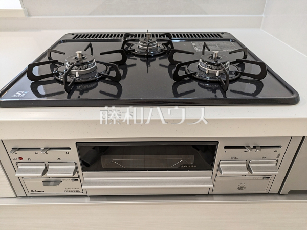 1号棟　キッチンコンロ・グリル　【沖縄市古謝津嘉山町】