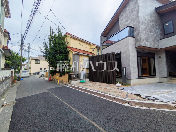 接道状況および現場風景　【杉並区天沼２丁目】