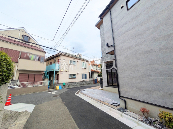 接道状況および現場風景　【杉並区天沼２丁目】
