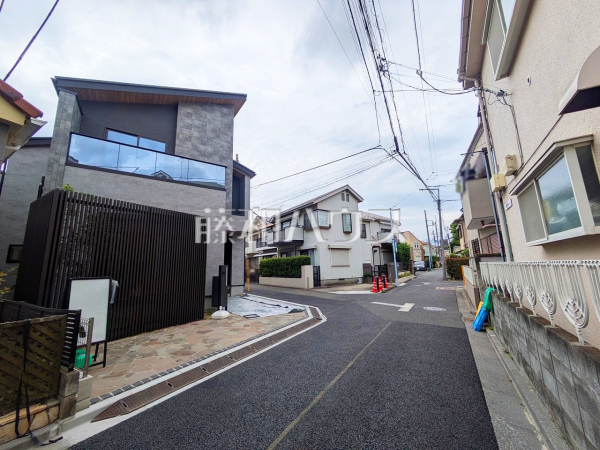 接道状況および現場風景　【杉並区天沼２丁目】