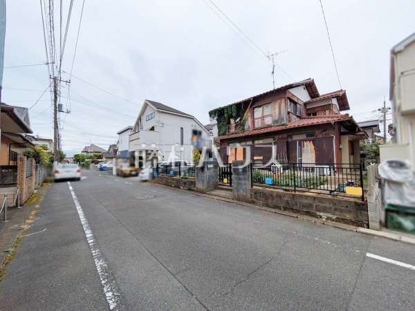 接道状況および現場風景　【日野市日野本町５丁目】