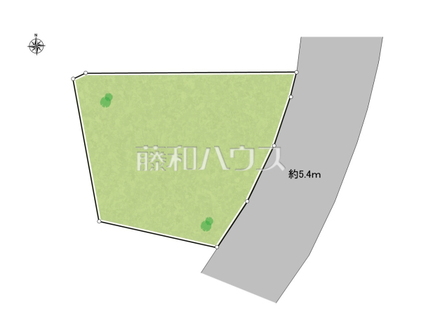全体区画図　【杉並区松ノ木２丁目】