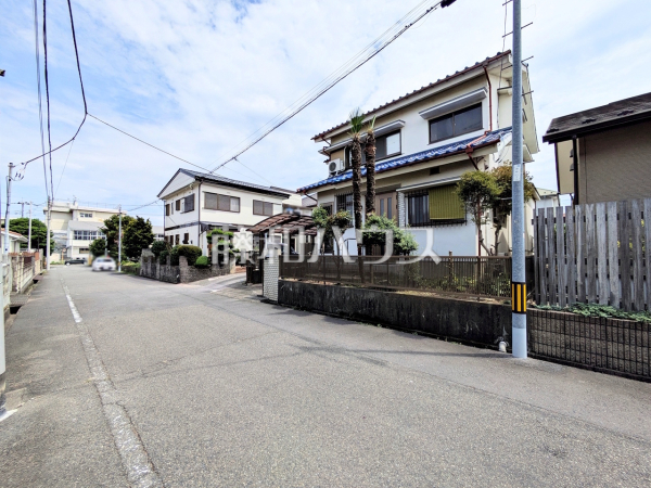 接道状況および現場風景　【日野市多摩平６丁目】