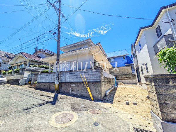 接道状況および現場風景　【福岡市東区香住ヶ丘５丁目】