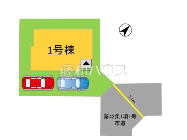 全体区画図　【福岡市東区香住ヶ丘５丁目】