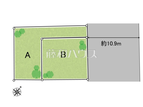 全体区画図　【志木市柏町２丁目】
