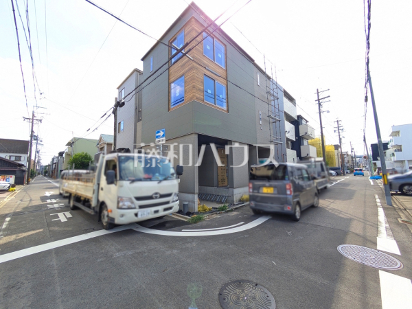 接道状況および現場風景　【名古屋市北区生駒町１丁目】