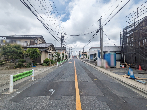 接道状況および現場風景　【八王子市四谷町】