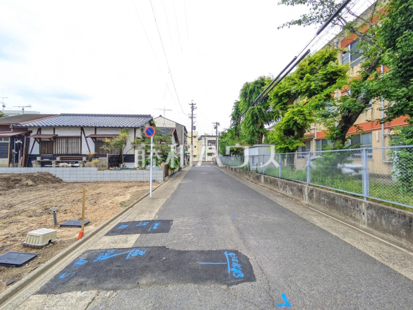 接道状況および現場風景　【名古屋市北区大杉３丁目】