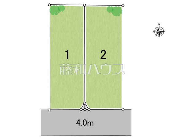 全体区画図　【国立市東３丁目】