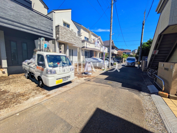 接道状況および現場風景　【国立市東３丁目】