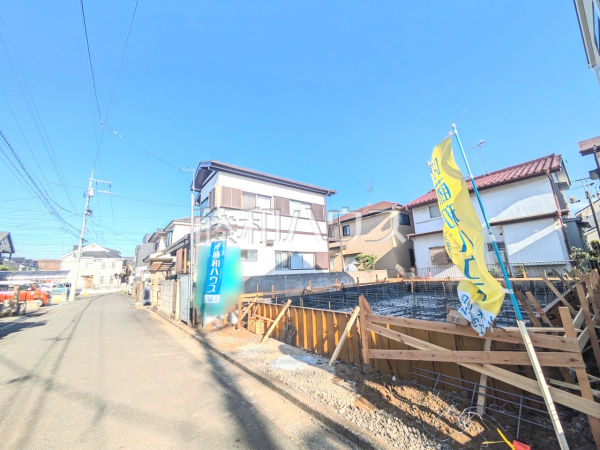 接道状況および現場風景　【東大和市中央１丁目】