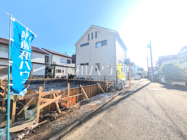接道状況および現場風景　【東大和市中央１丁目】
