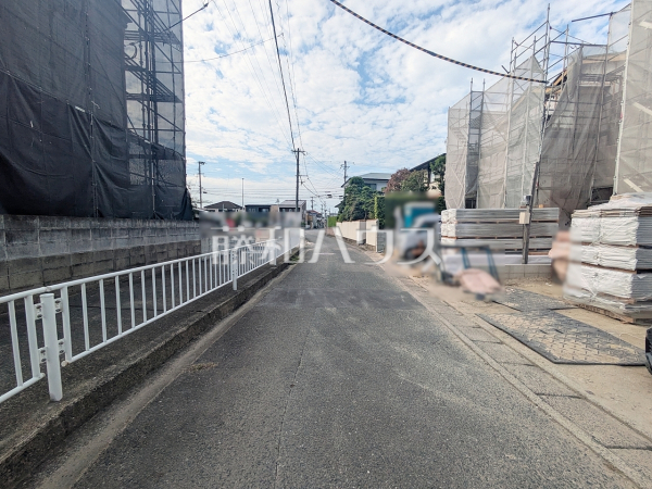 接道状況および現場風景　【福岡市南区警弥郷３丁目】