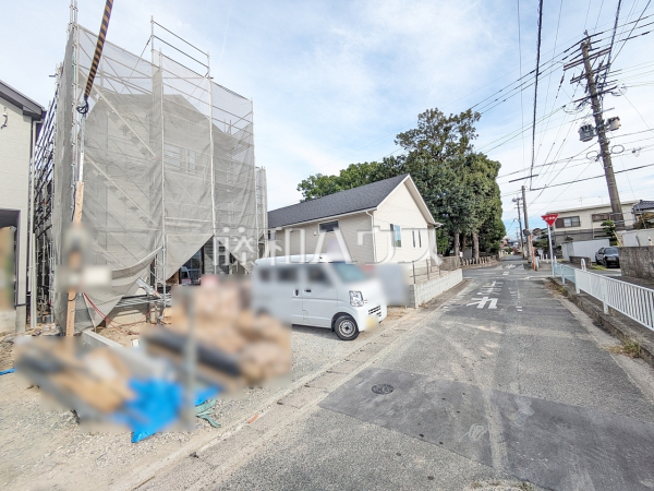 接道状況および現場風景　【福岡市南区警弥郷３丁目】