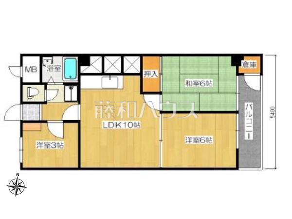 間取図　【豊栄狛江マンション】