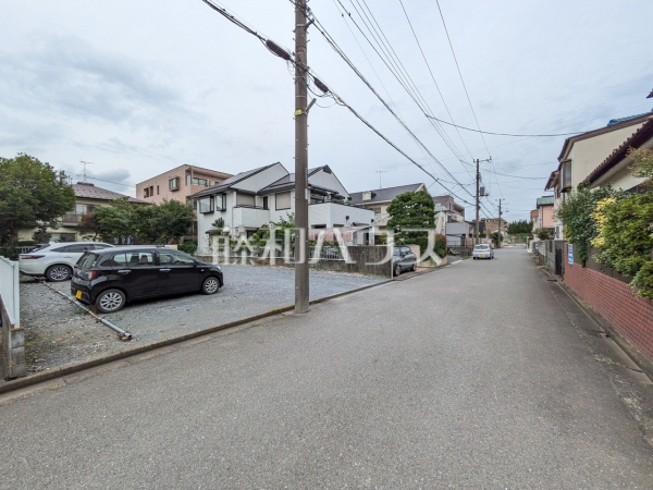 接道状況および現場風景　【所沢市東所沢３丁目】