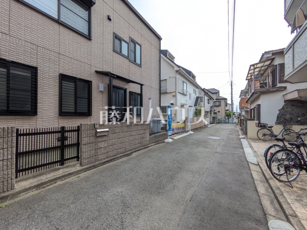 接道状況および現場風景　【志木市下宗岡２丁目】
