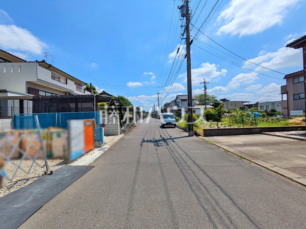 接道状況および現場風景　【春日井市大手町２丁目】