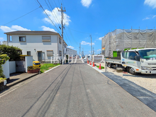 接道状況および現場風景　【春日井市大手町２丁目】