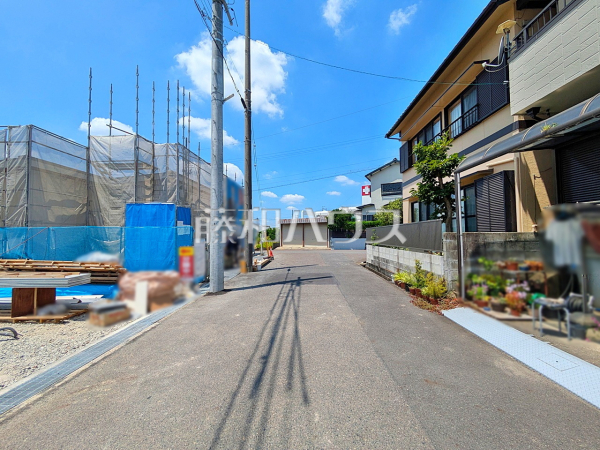 接道状況および現場風景　【春日井市大手町２丁目】