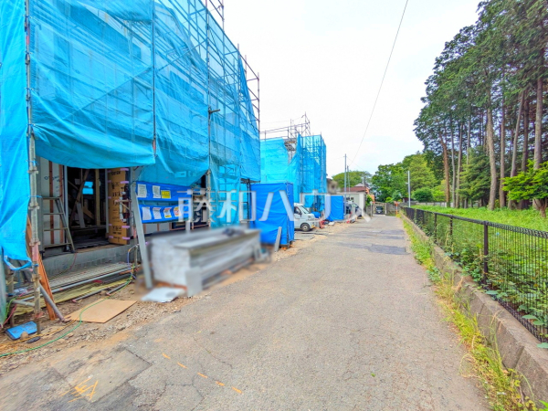接道状況および現場風景　【昭島市拝島町１丁目】