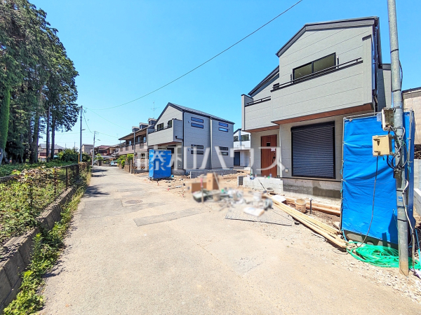 接道状況および現場風景　【昭島市拝島町１丁目】