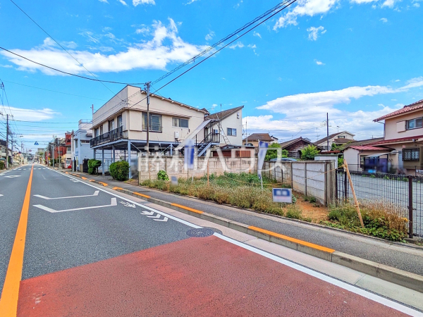 接道状況および現場風景　【昭島市東町３丁目】