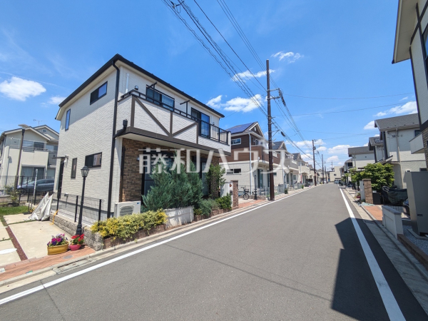 接道状況および現場風景　【立川市幸町４丁目】