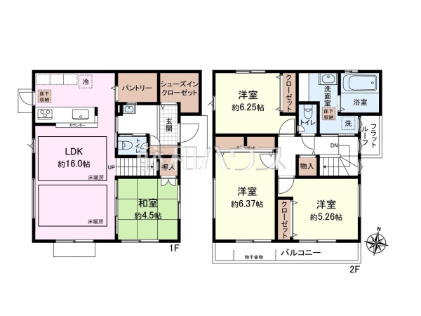 間取図　【立川市幸町４丁目】
