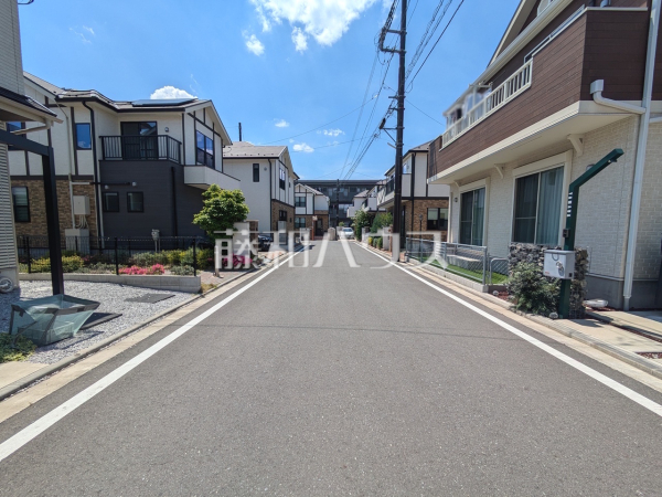 接道状況および現場風景　【立川市幸町４丁目】
