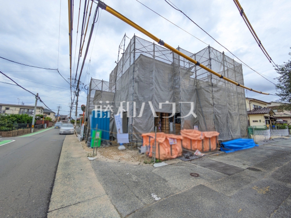 接道状況および現場風景　【福岡市早良区賀茂４丁目】
