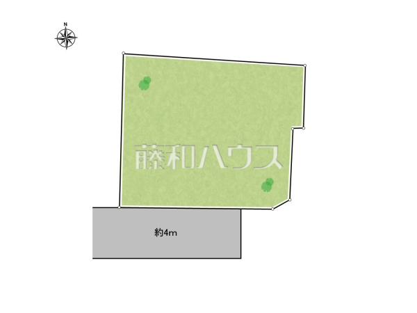 全体区画図　【世田谷区瀬田４丁目】
