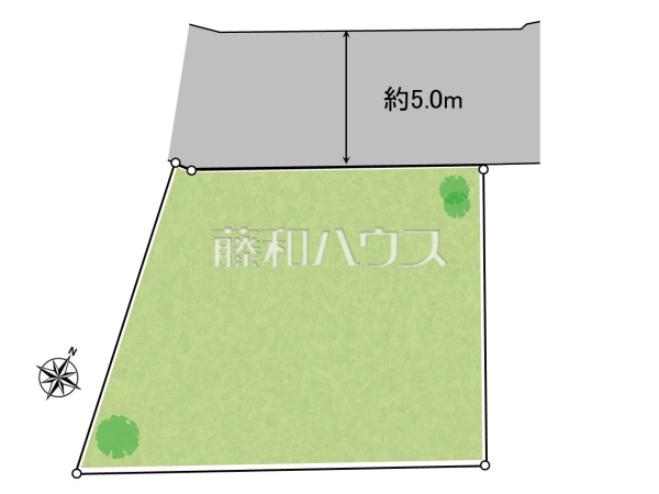 全体区画図　【福岡市早良区重留１丁目】